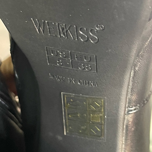 wetkiss Stacked Platform Knee High Boots for Women With High Chunky Heel Gogo 8 - Picture 11 of 14